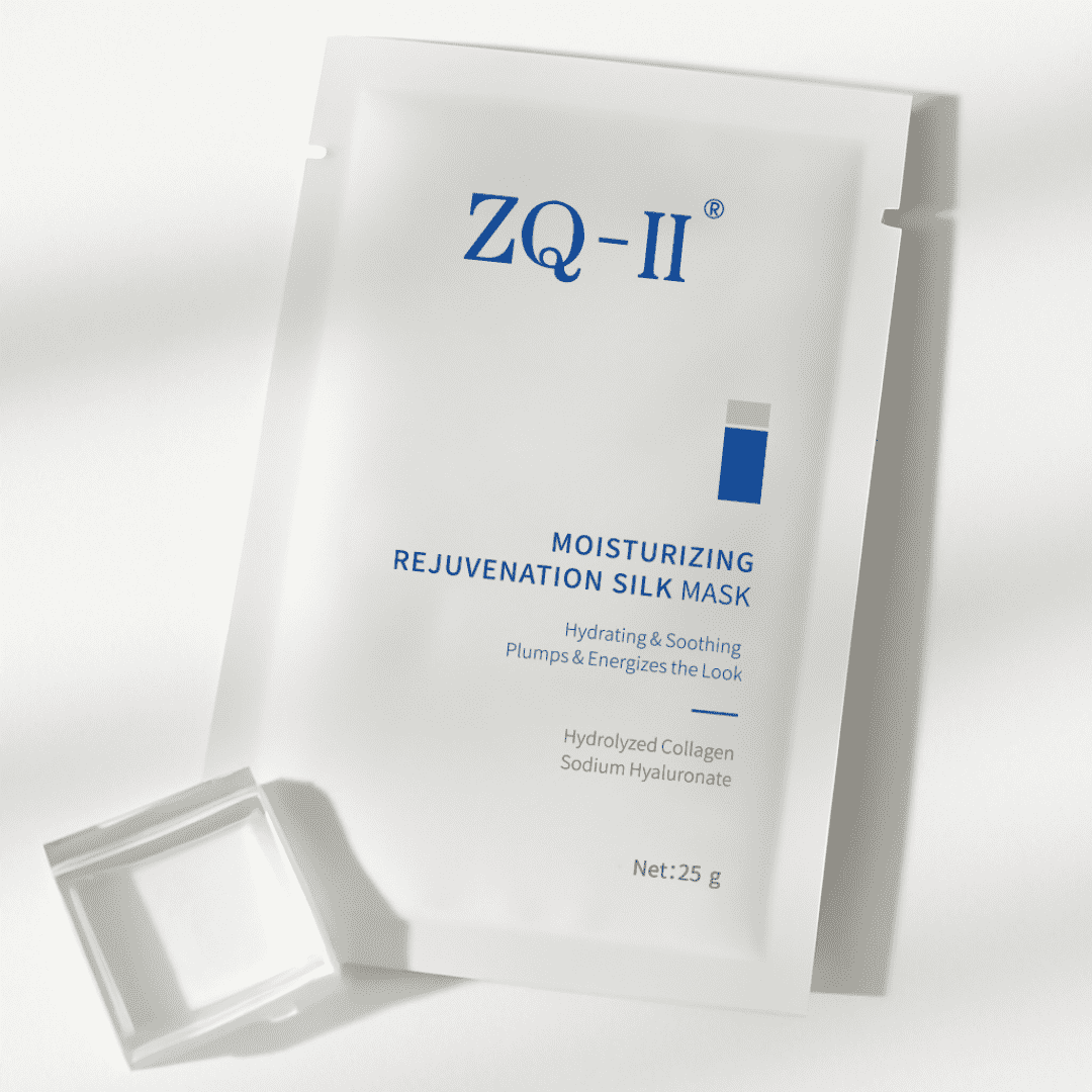 ZQ-II保湿リンスレーションシルクマスク：すべての肌の種類の軽量の水分補給となだめるようなケア
