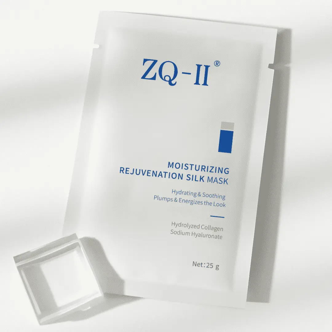 ZQ-II保湿リンスレーションシルクマスク：すべての肌の種類の軽量の水分補給となだめるようなケア