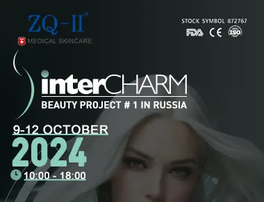 ZQ-IIはIntercharm Moscow 2024で輝いています：スキンケアの革新の成功したショーケース